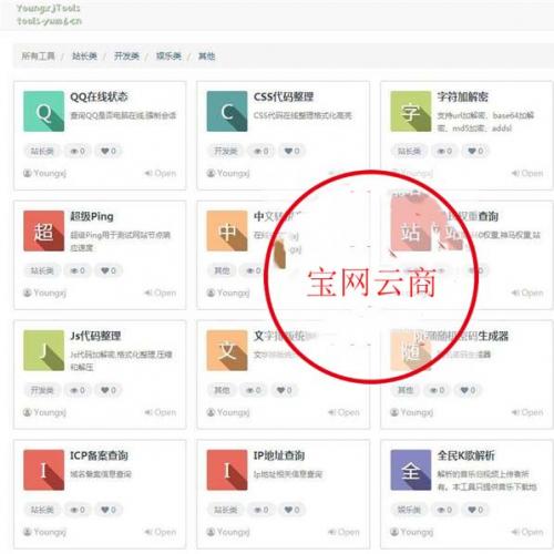 杨小杰Young在线多功能网站源码