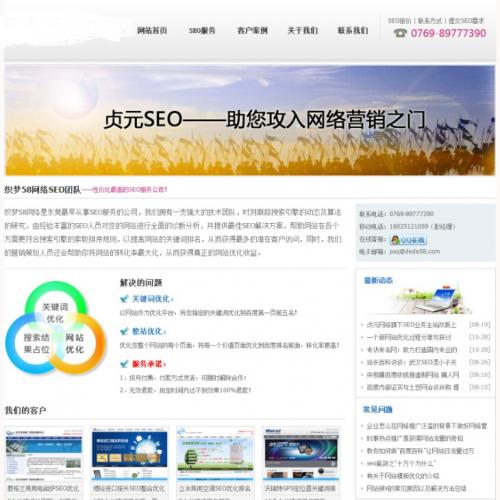 SEO服务公司网站织梦模板