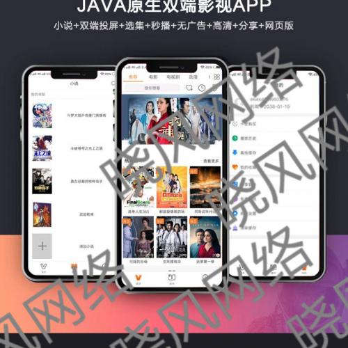 2019新UI新版JAVA原生双端影视美观大气功能齐全