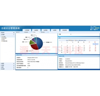 大型综合管理系统源码 全能ERP管理系统源码 OA+CRM+ERP 界面美观 ASP.NET C#