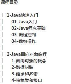 java零基础快速入门到精通VIP高端精品课程